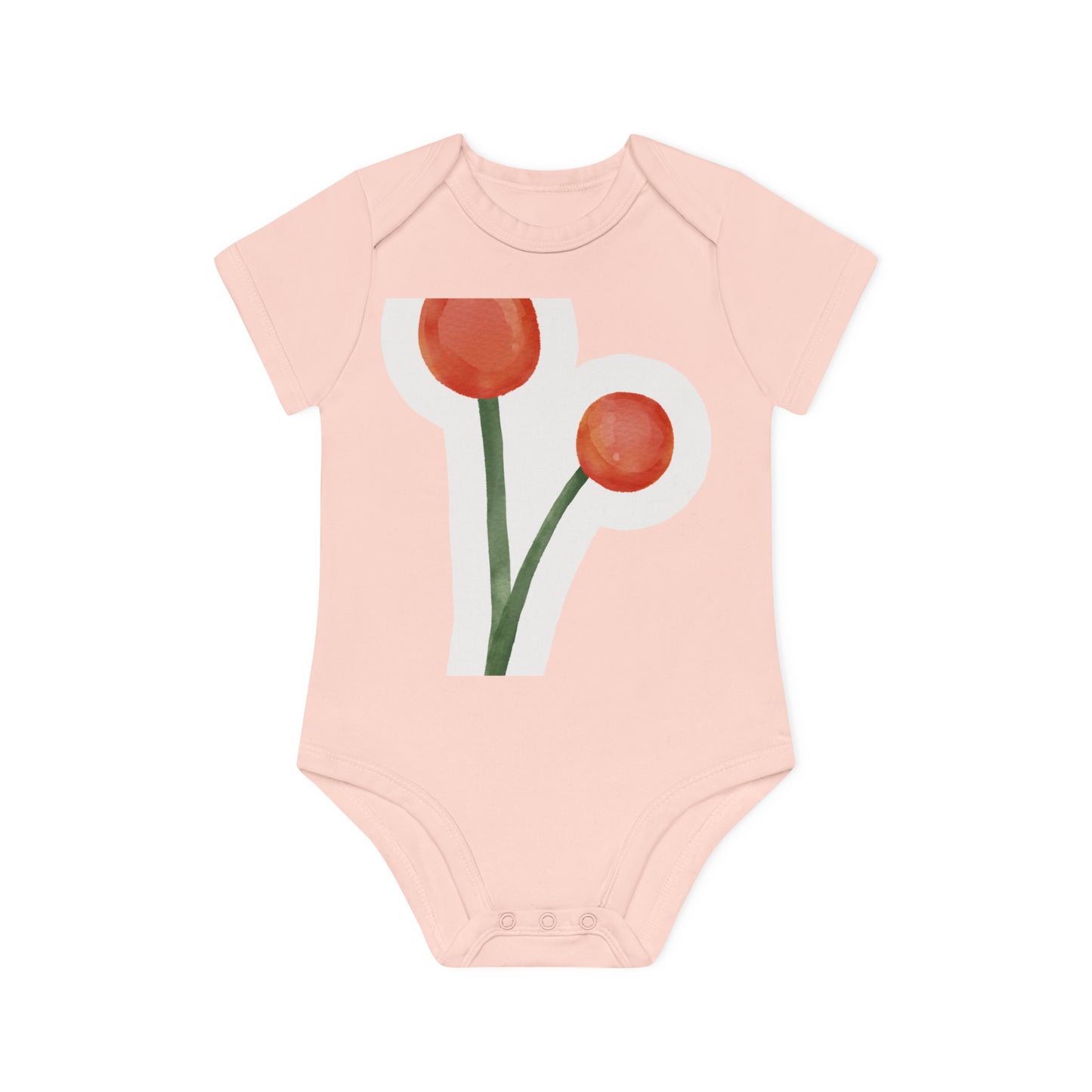 "Adorable Baby Organic Short Sleeve Bodysuit- Baby Organic Short Sleeve Bodysuit