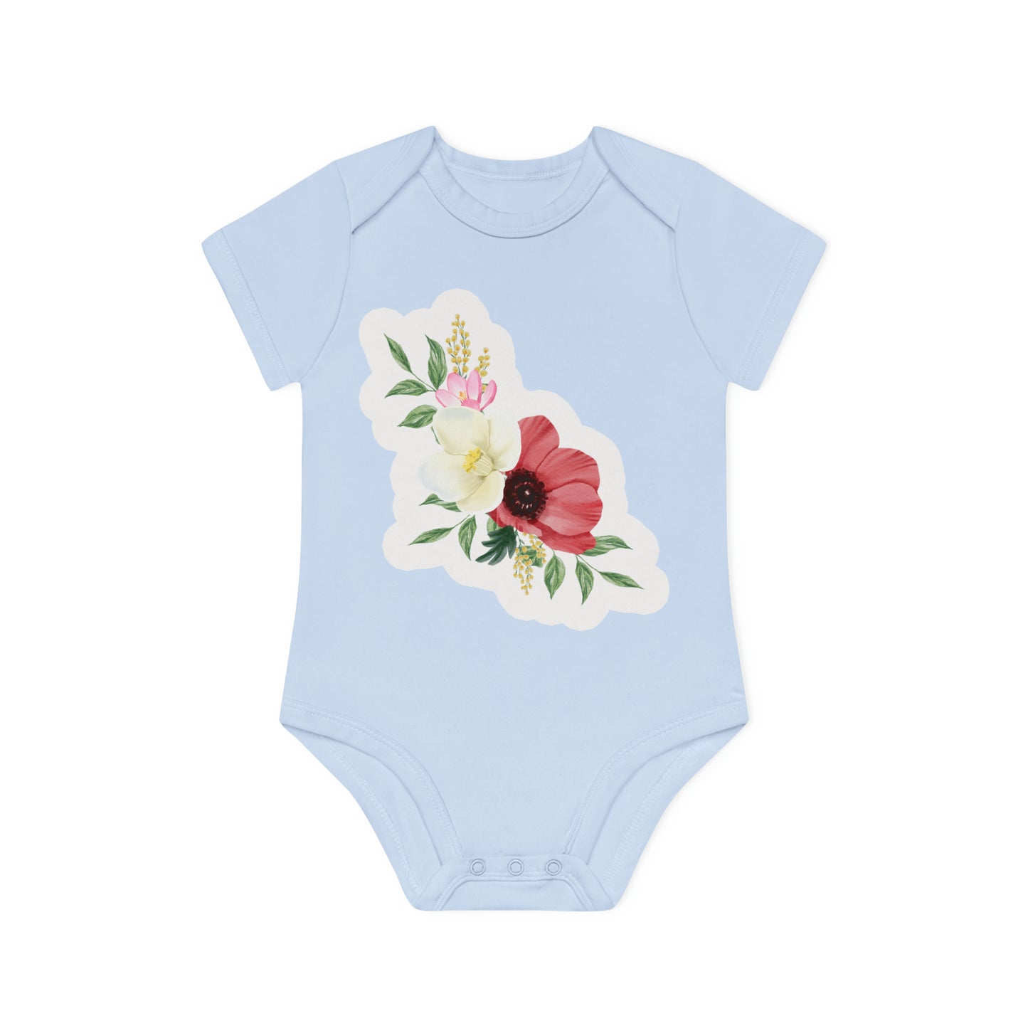 "Adorable Baby Organic Short Sleeve Bodysuit- Baby Organic Short Sleeve Bodysuit