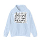 "Heavenly Comfort: Christian Quote Hooded Sweat- Hoodie