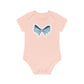 "Adorable Bow" - Baby Organic Short Sleeve Bodysuit