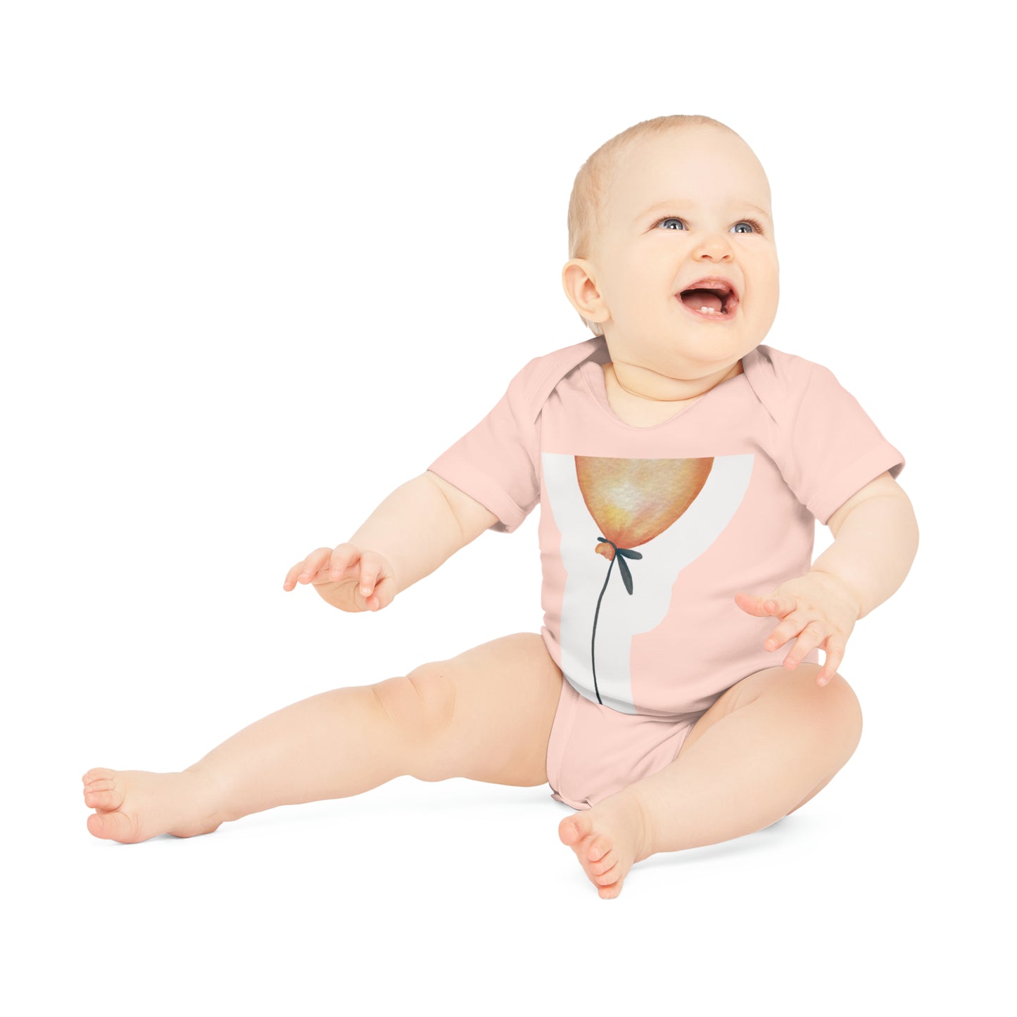 "Organic Cutie: Baby Short Sleeve Bod- Baby Organic Short Sleeve Bodysuit