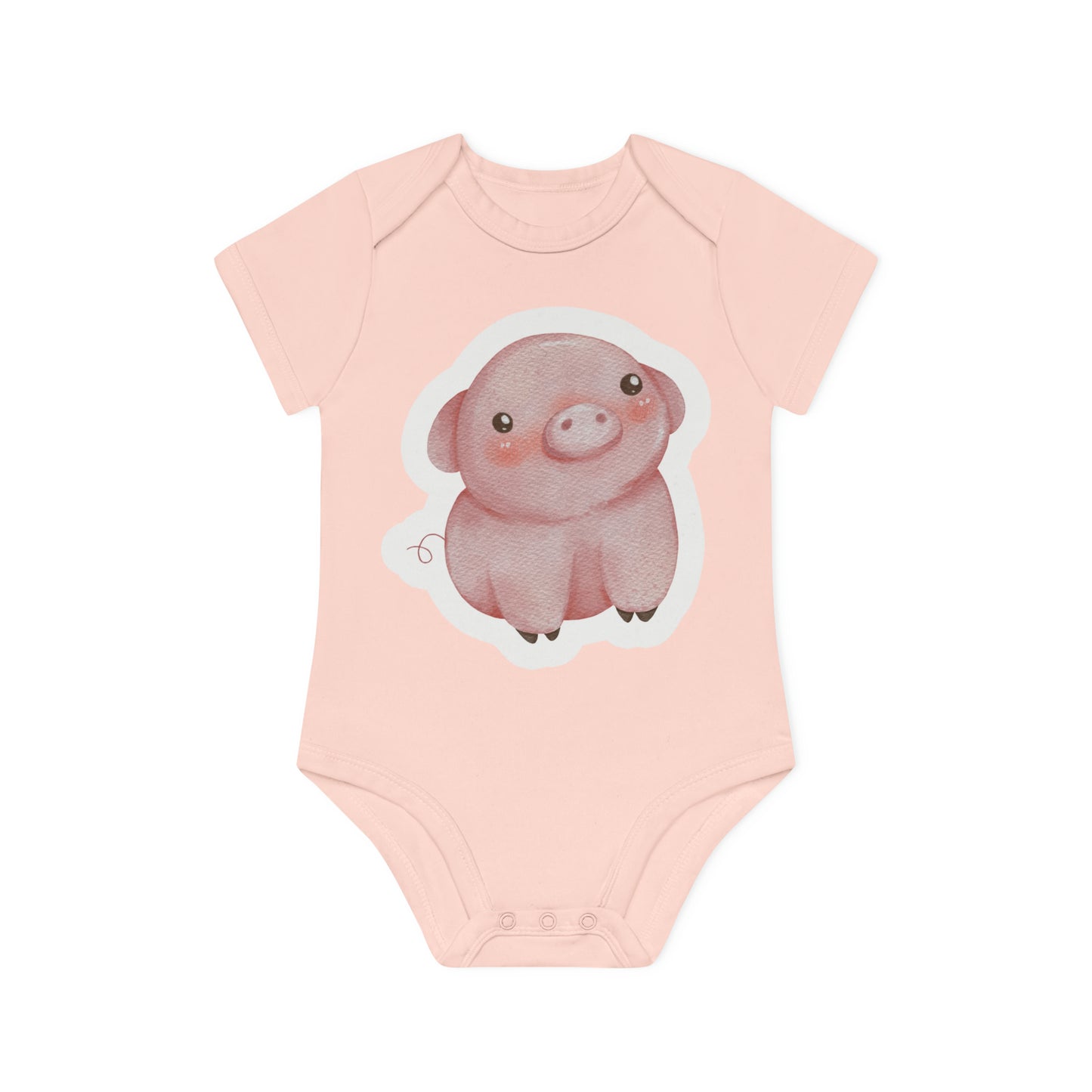 "Adorable Baby Organic Short Sleeve Bodysuit- Baby Organic Short Sleeve Bodysuit