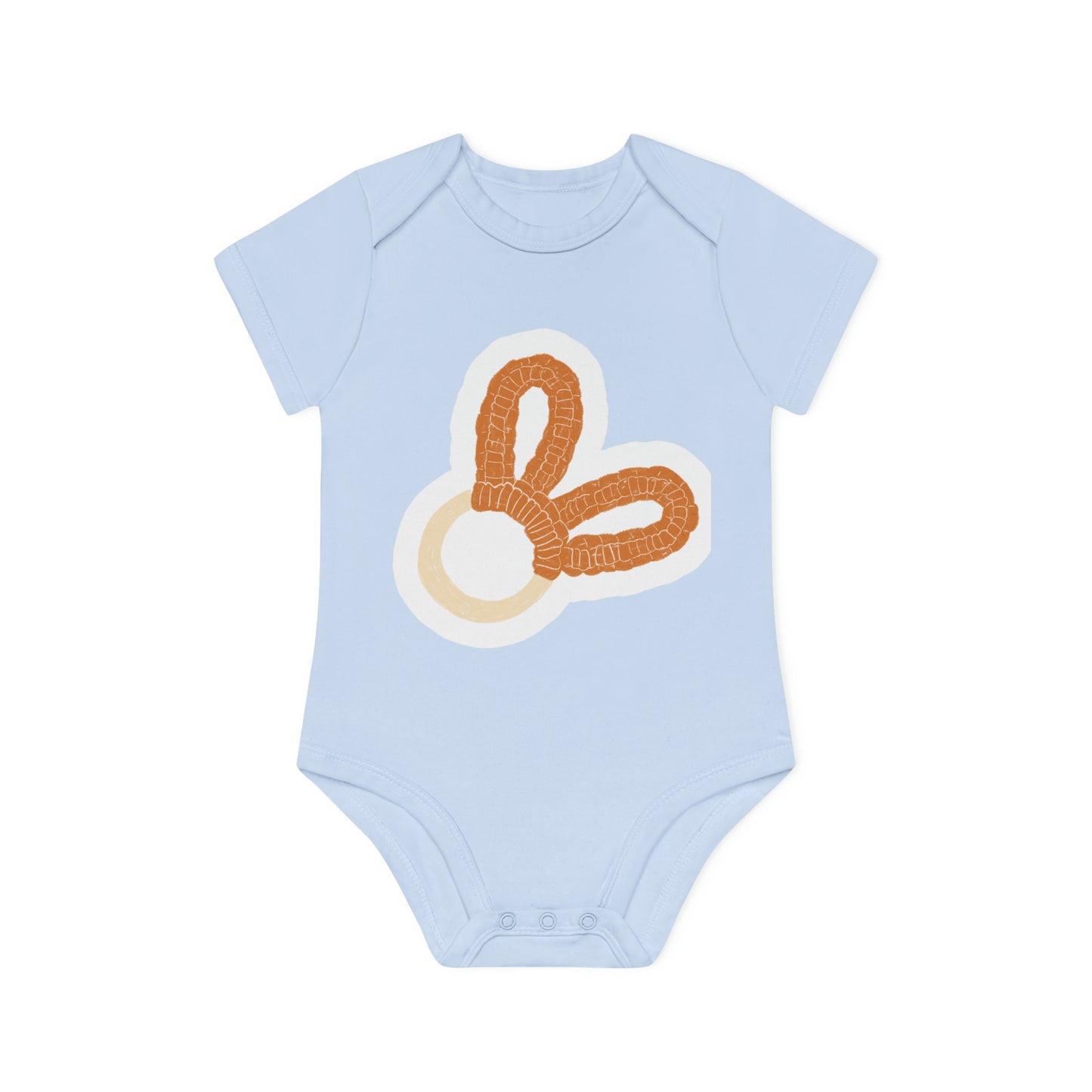 Organic Cutie: Adorable Baby Organic Short Sleeve Bodysuit