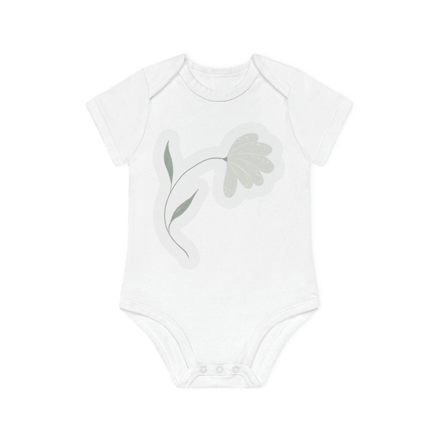 "Organic Cutie: Baby Short Sleeve Bod- Baby Organic Short Sleeve Bodysuit