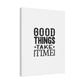 "Motivational Quote Canvas Wall Art"- Quote Canvas