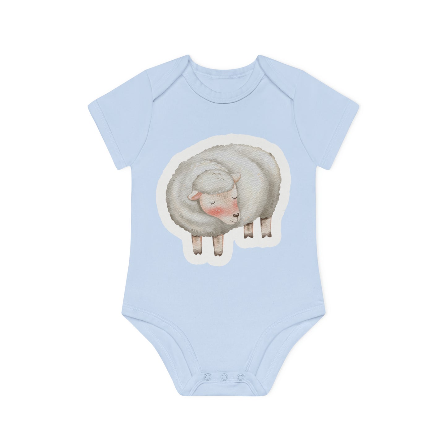 "Adorable Organic Short Sleeve Bodysuit for- Baby Organic Short Sleeve Bodysuit