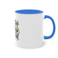 "Rainbow Love: Stay PawSitive" - Two Tone Mug