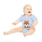 "Cute Tiger" - Adorable Baby Organic Short Sleeve Bodysuit