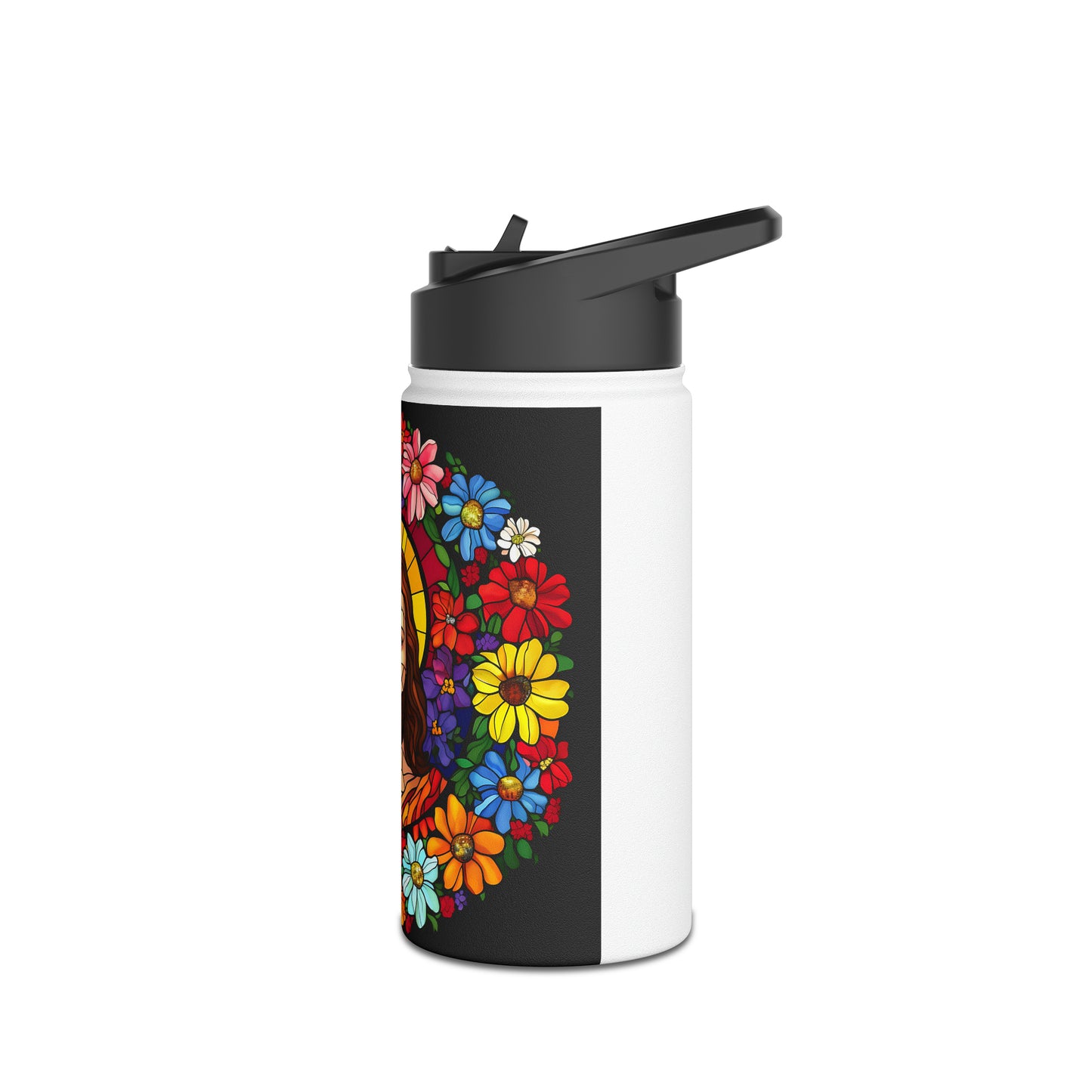 "Jesus - Flowers" - Stainless Steel Tumbler