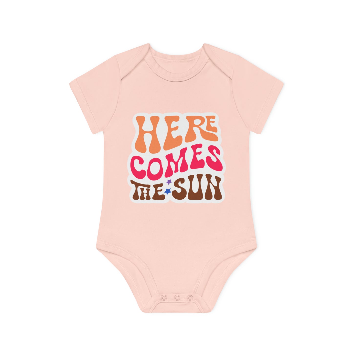 "Sweet Dreams Organic Baby Bodysuit - Ad- Baby Organic Short Sleeve Bodysuit