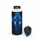 "Bright Blue Cross" - Stainless Steel Tumbler