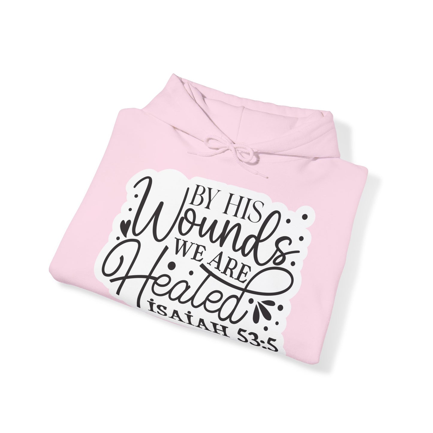 "Faith-Filled Comfort: Christian Quote Hood- Hoodie