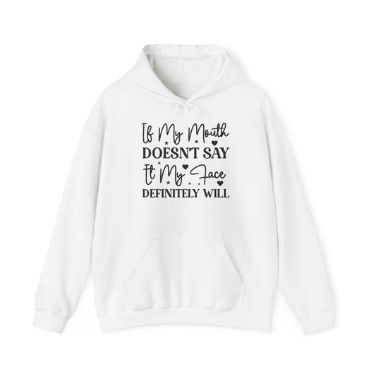 "Sarcastic Sass Hooded Sweatshirt"- Hoodie