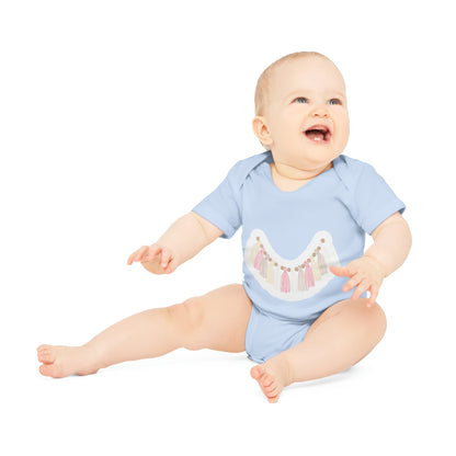 "Organically Adorable: Baby Short Sleeve Bod- Baby Organic Short Sleeve Bodysuit