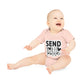 "Send Milk" - Baby Organic Short Sleeve Bodysuit