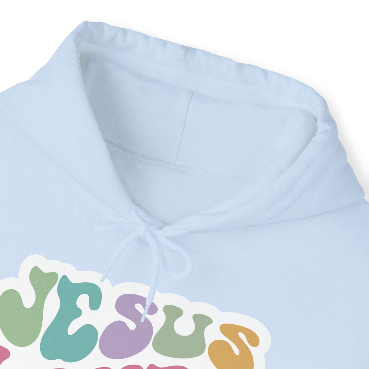 "Jesus Loves You" - Faithfully Cozy Hooded Sweatshirt - Hoodie