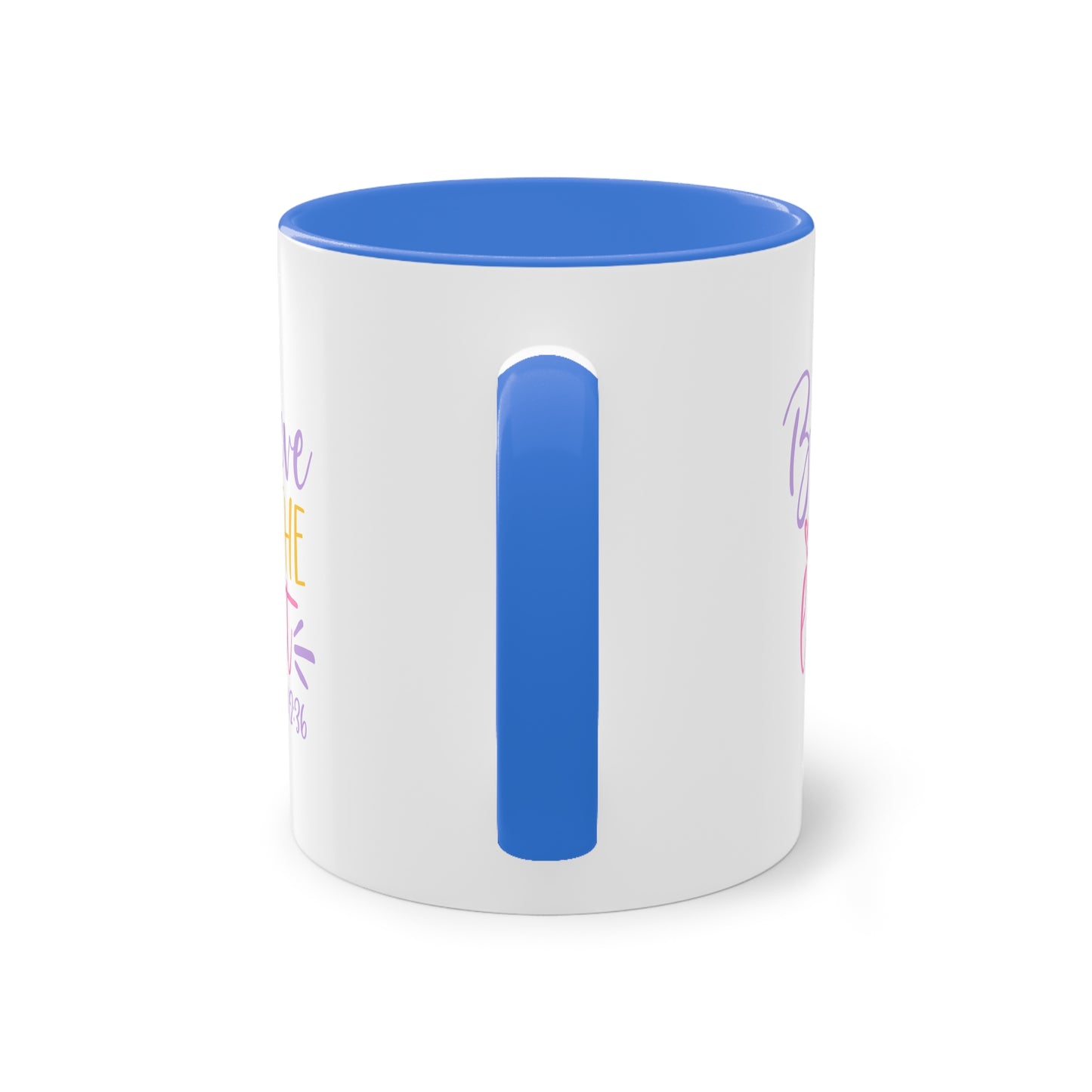 "Believe in the Light" - Christian Love - Two Tone Mug