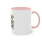 "Rainbow Love: Stay PawSitive" - Two Tone Mug