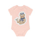 "Organic Cuteness: Baby Short Sleeve- Baby Organic Short Sleeve Bodysuit