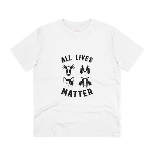 "All Lives Matter" Vegan Vibes Tee- T-Shirt