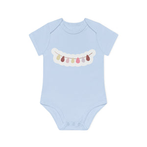 "Organic Cutie" Adorable Baby Organic Short Sleeve Bodysuit