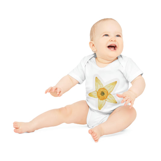 "Adorable Organic Baby Bodysuit - Co- Baby Organic Short Sleeve Bodysuit