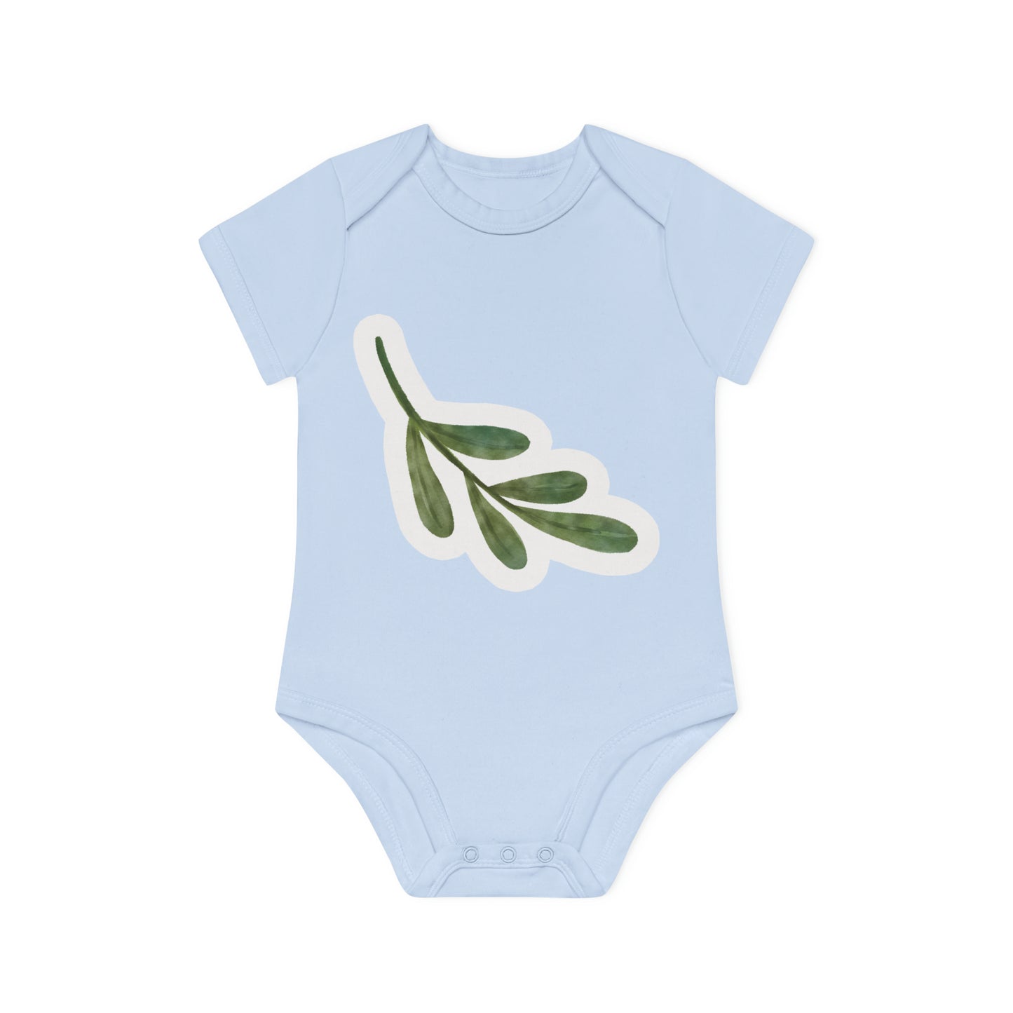 "Adorable Organic Short Sleeve Bodysuit for- Baby Organic Short Sleeve Bodysuit