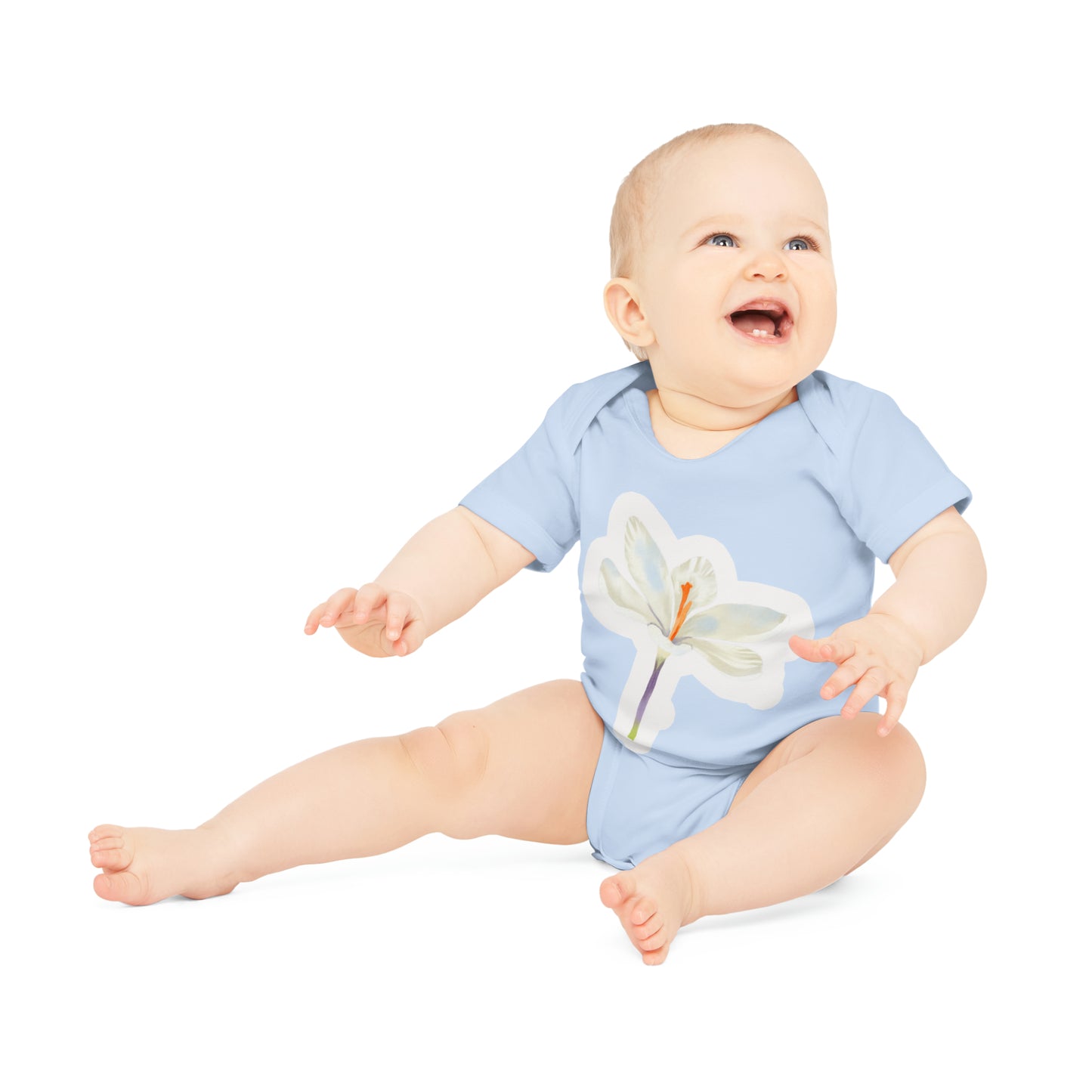 "Adorable Baby Organic Short Sleeve Bodysuit- Baby Organic Short Sleeve Bodysuit