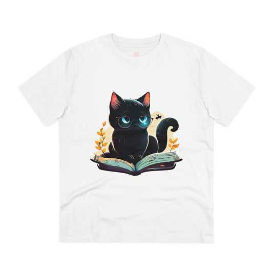 Bookworms Unite: Literary Kitty Lover Graphic - T-Shirt