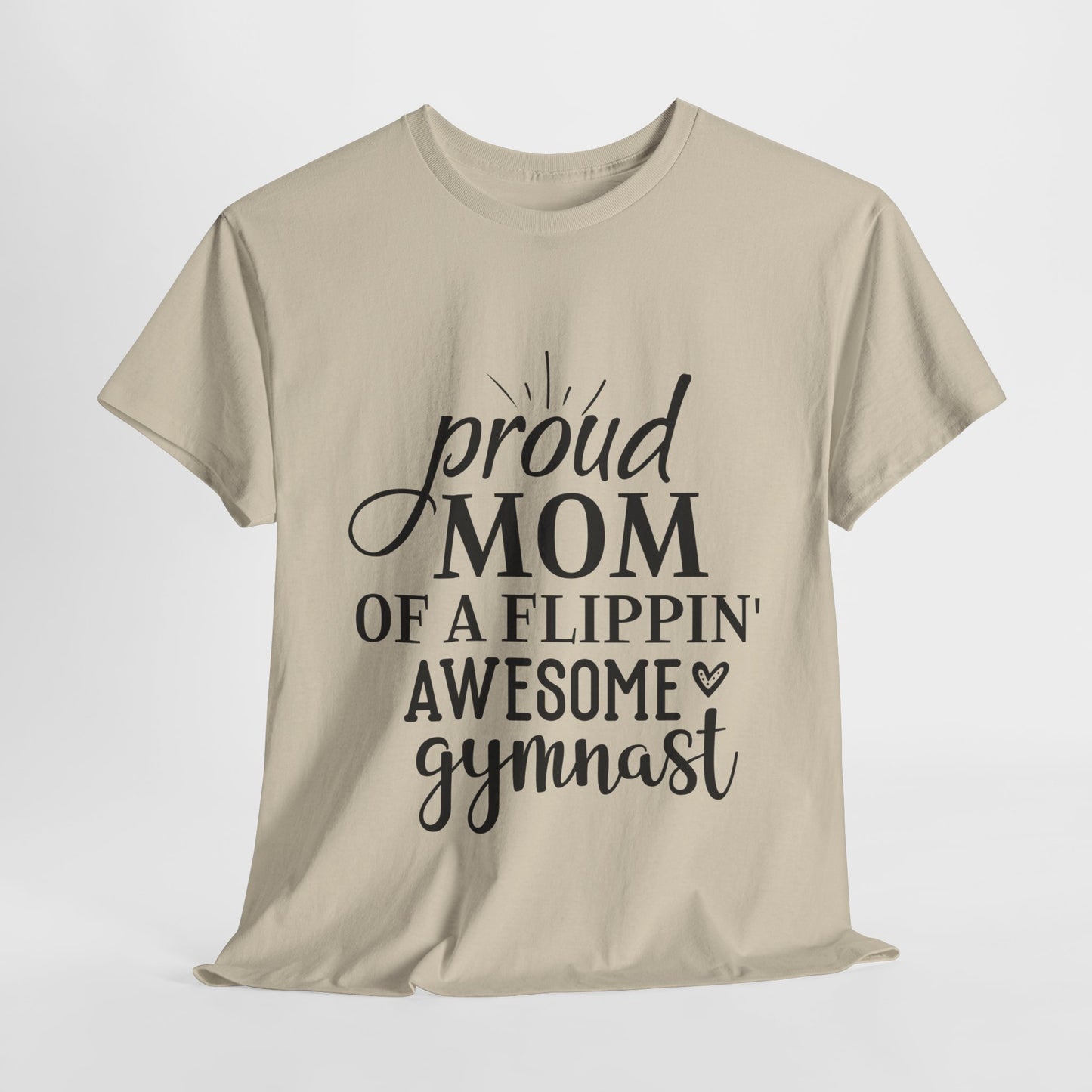 "Gymnast Mom" - Unisex Heavy Cotton Tee