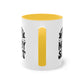 "We walk by Faith, not by sight" - Christian Love - Two Tone Mug