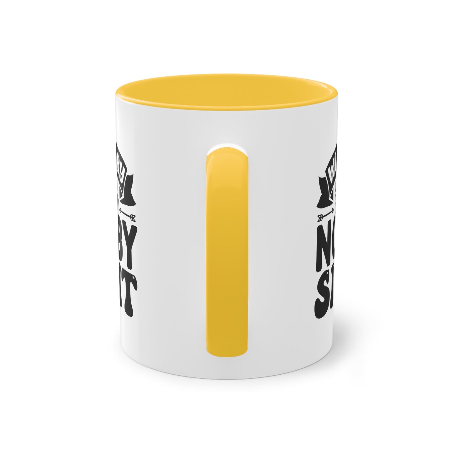 "We walk by Faith, not by sight" - Christian Love - Two Tone Mug