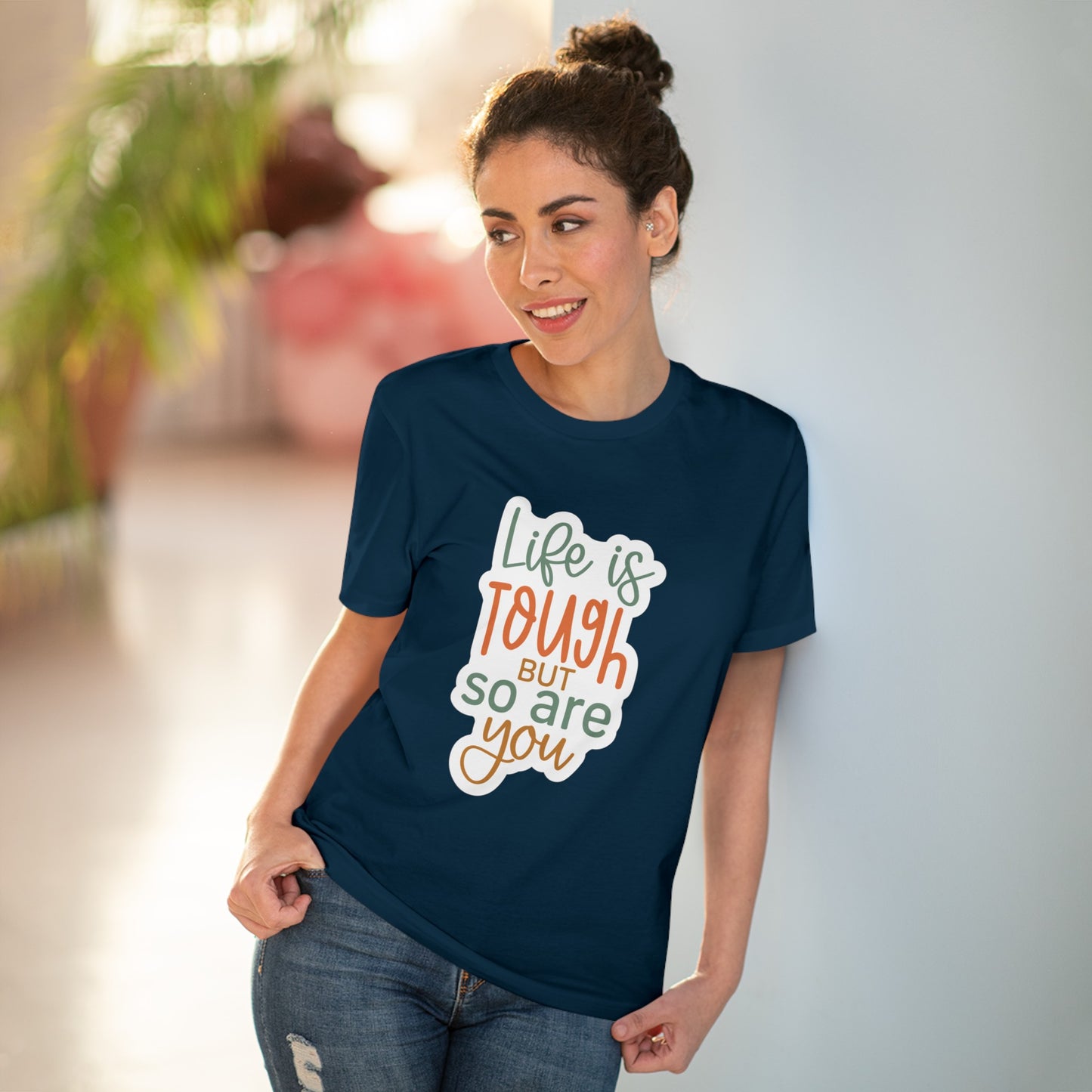 "Life is tough but so are you" Mental Health Warrior - T-Shirt