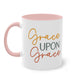 "Grace Upon Grace" - Christian Love - Two Tone Mug