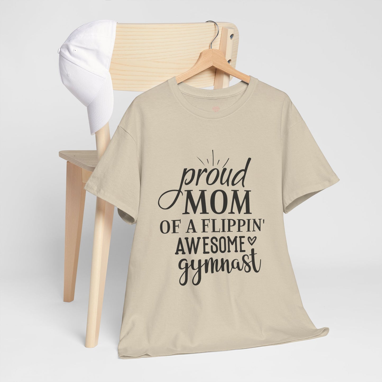 "Gymnast Mom" - Unisex Heavy Cotton Tee