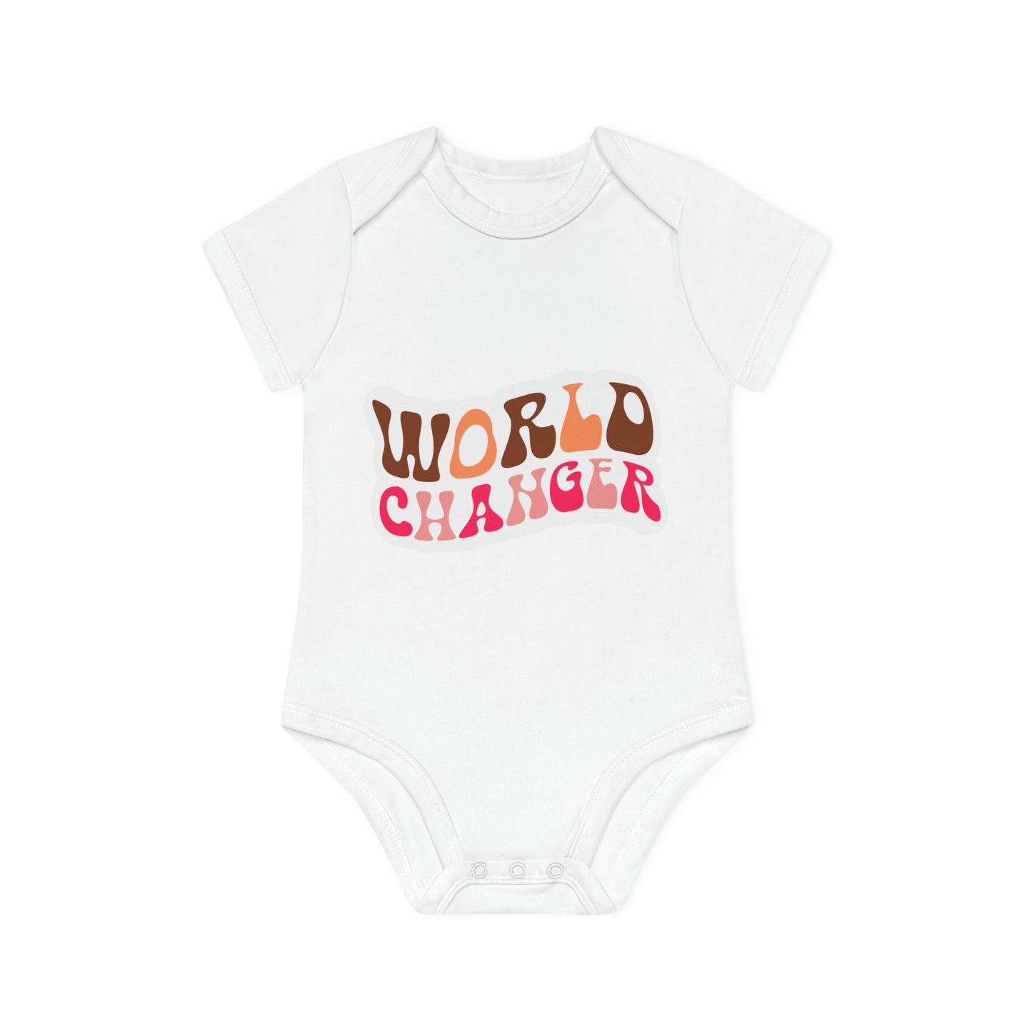 "Adorable Organic Short Sleeve Bodysuit for- Baby Organic Short Sleeve Bodysuit