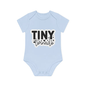 "Tiny Tornado" - Baby Organic Short Sleeve Bodysuit