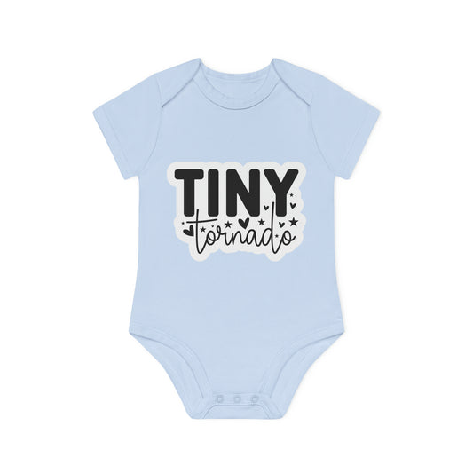 "Tiny Tornado" - Baby Organic Short Sleeve Bodysuit