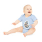 "Anchor Sailor Bear" - Baby Organic Short Sleeve Bodysuit