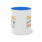 "Pray Big, Worry Small" Christian Quote - Two Tone Mug