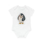 "Mama Penguin" - Baby Organic Short Sleeve Bodysuit