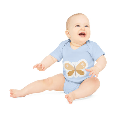 "Organically Adorable: Baby Short Sleeve Bod- Baby Organic Short Sleeve Bodysuit