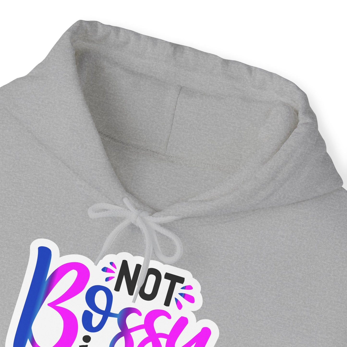 "Not bossy just aggressively helpful" : Funny Quote Hooded Sweatshirt - Hoodie