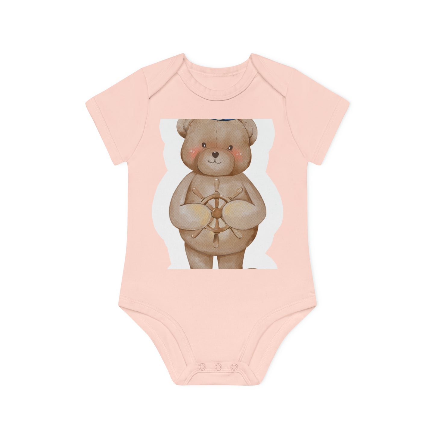 "Adorable Organic Short Sleeve Bodysuit for- Baby Organic Short Sleeve Bodysuit