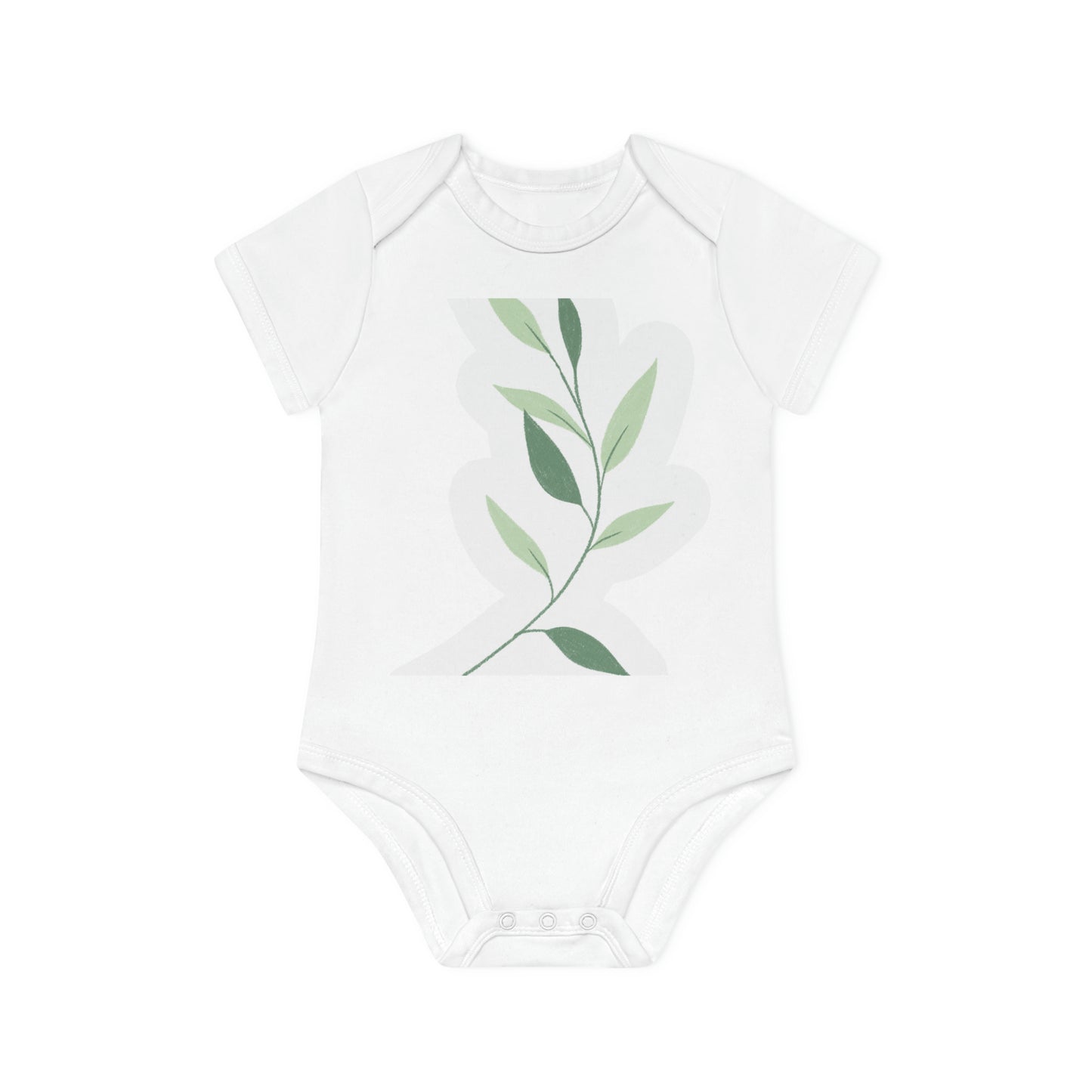 "Adorable Organic Short Sleeve Bodysuit for- Baby Organic Short Sleeve Bodysuit