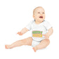 "Happy Easter" - Baby Organic Short Sleeve Bodysuit