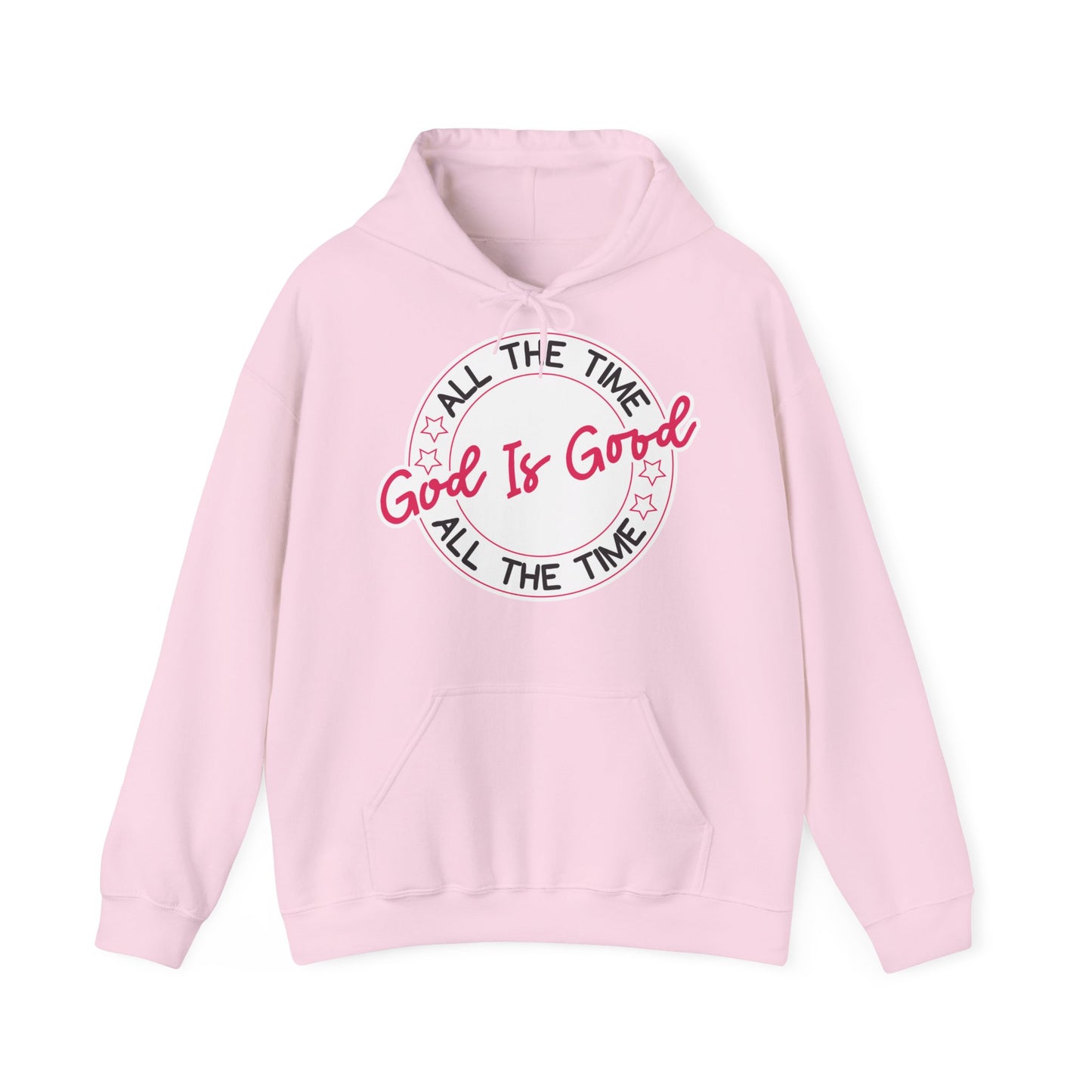 "Faith-Filled Comfort: Christian Quote Hood- Hoodie