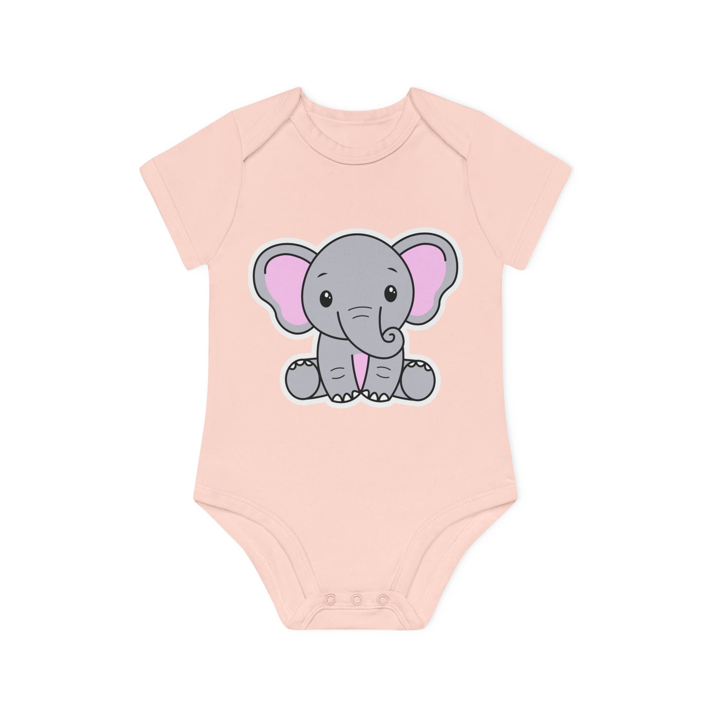 "Organic Cutie Pie: Baby Short Sleeve- Baby Organic Short Sleeve Bodysuit