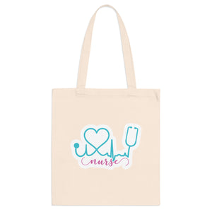 "Saving Lives in Style: Nurse Tote Bag- Tote Bag