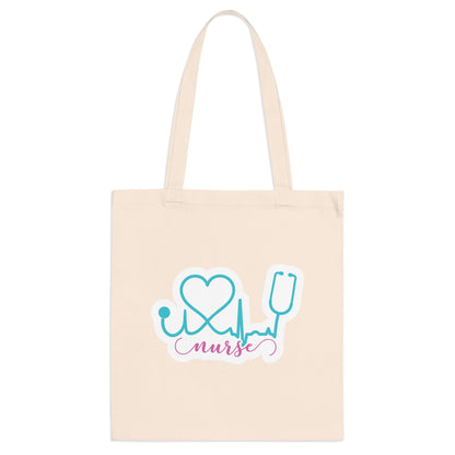 "Saving Lives in Style: Nurse Tote Bag- Tote Bag